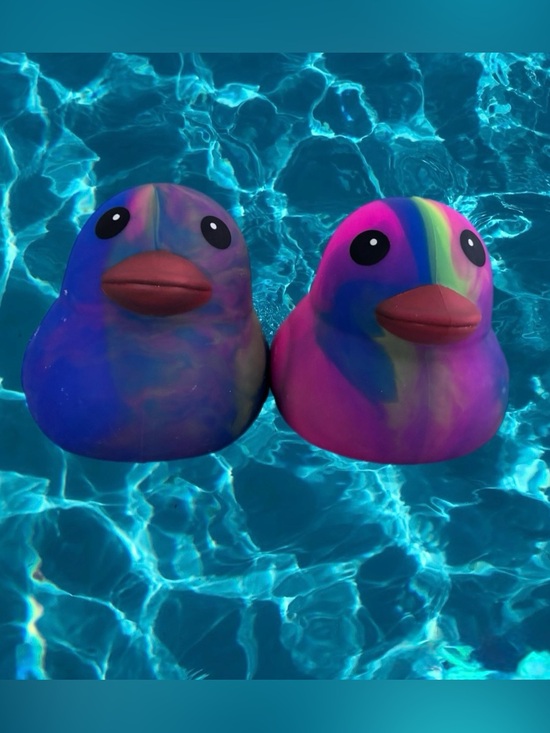 Squeezy Other - VIRAL Tie Dye Squeezy Ducks - Squishy Sensory Fidget Toy